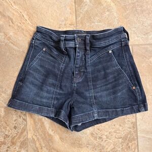 Liverpool Los Angeles Christine Hi Rise Denim Shorts Dark Wash Size 2/26